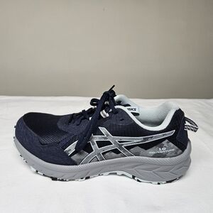 ASICS Dark Blue and Light Gray Sneakers